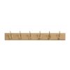 Nordal Storage | Coat Rack With Brass Hooks - Camel