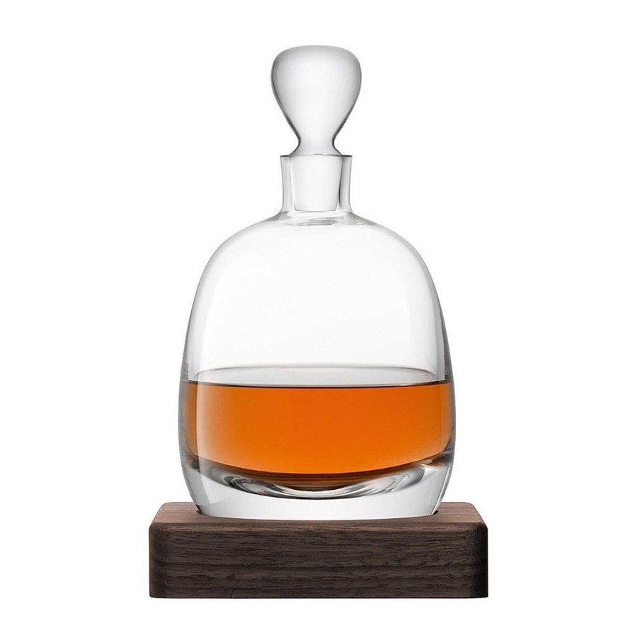 LSA Decanters & Carafes | Whisky Islay Decanter And Walnut Base