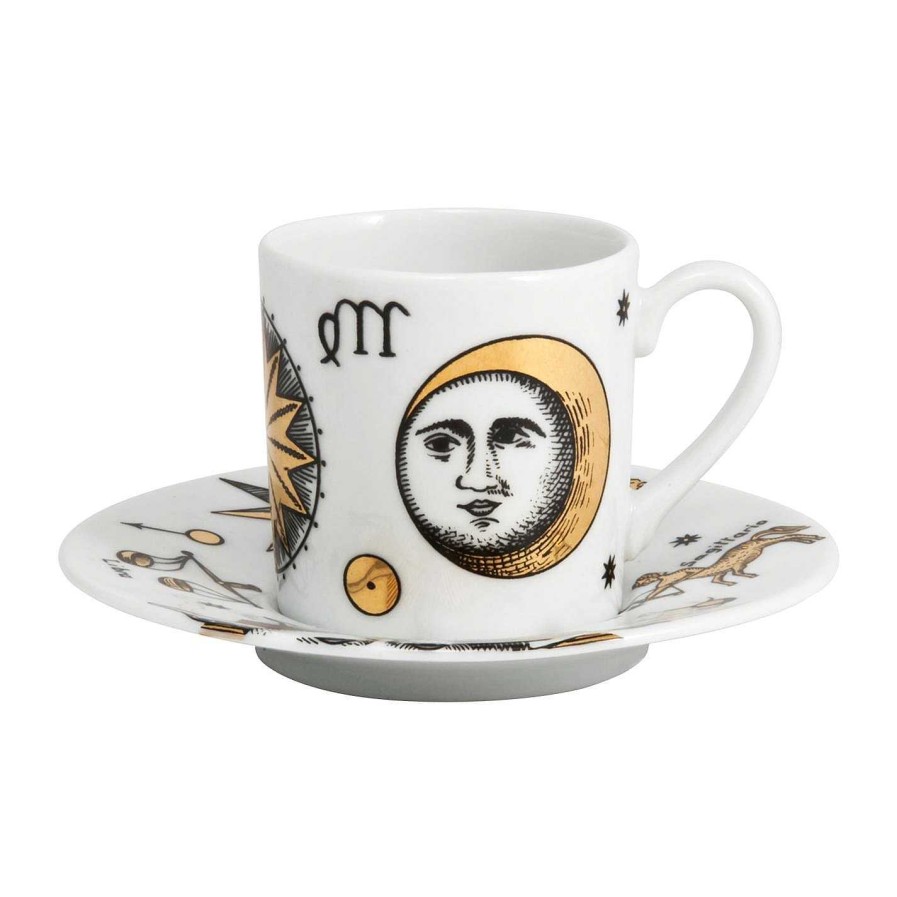 Fornasetti Luxury Gifts | Astronomici Espresso Cup And Saucer