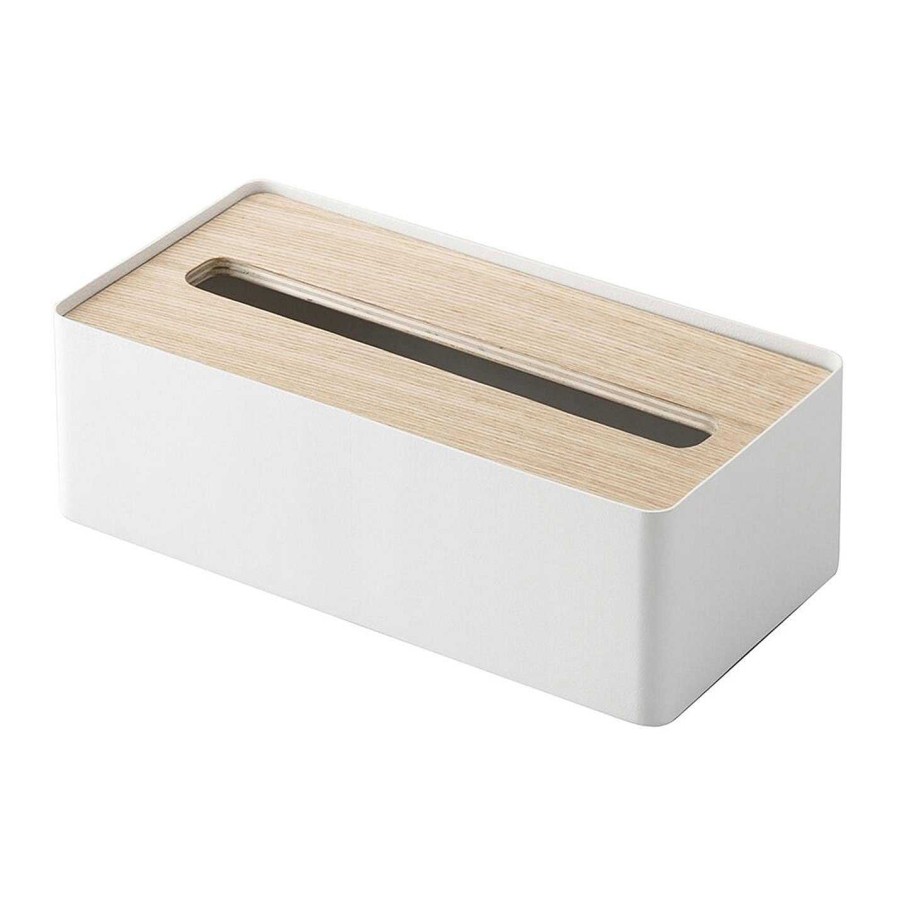 Yamazaki Tissue Boxes | Rin Tissue Box With Lid