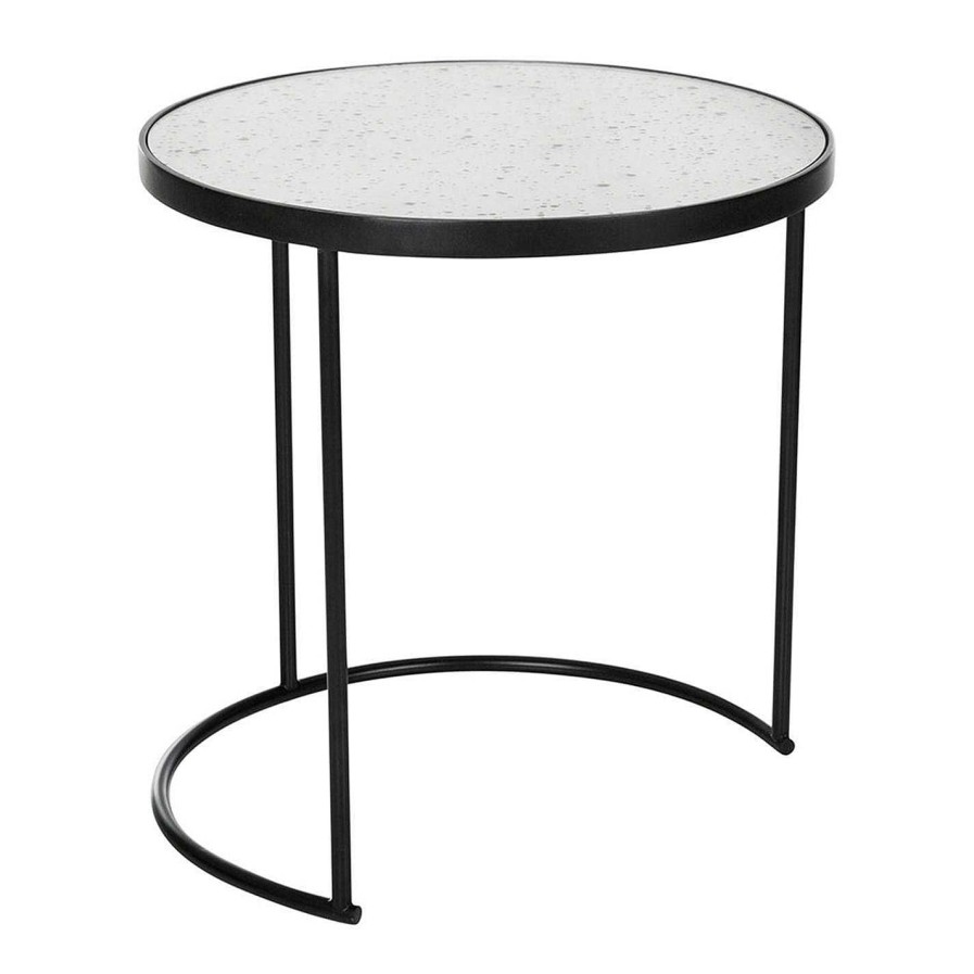 Luxe Side Tables | Round Table With Glass Top