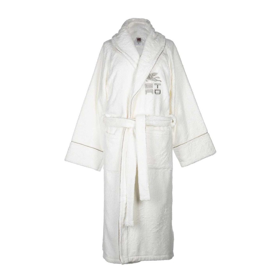 Etro Bathrobes & Dressing Gowns | Orgiva Embroidered Shawl Collar Bathrobe