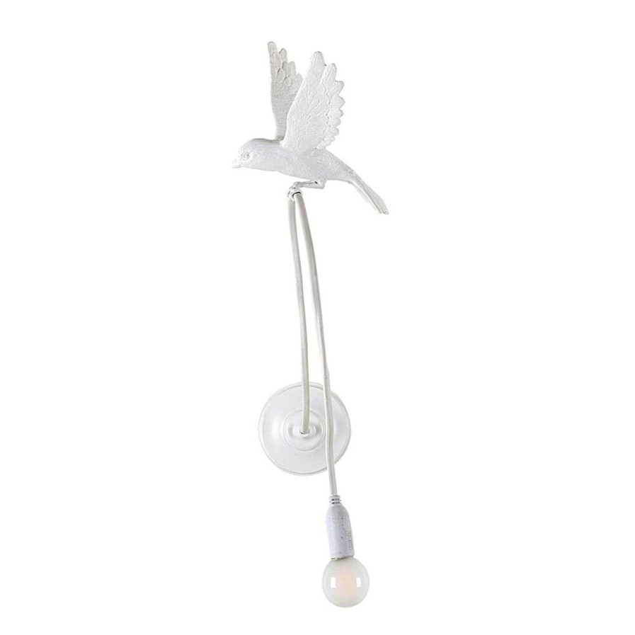 Seletti Unusual Gifts | Sparrow Landing Usb Resin Wall Lamp