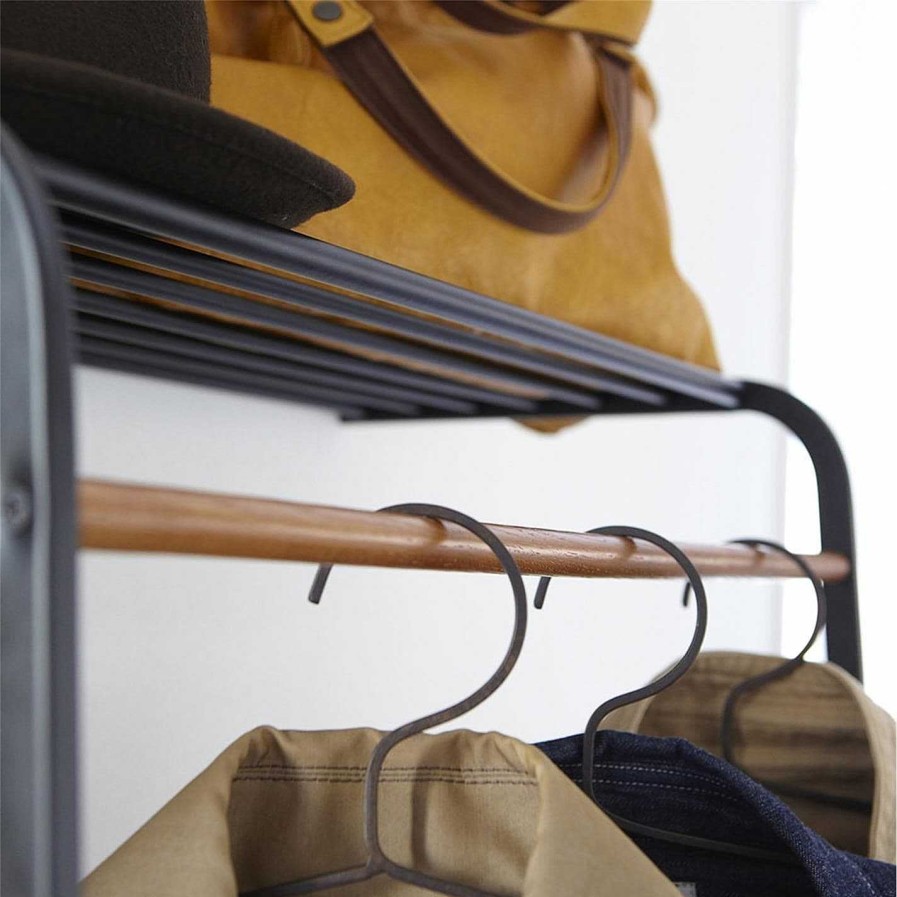 Yamazaki Clothes Racks & Wardrobes | Tower Leaning Coat Rail