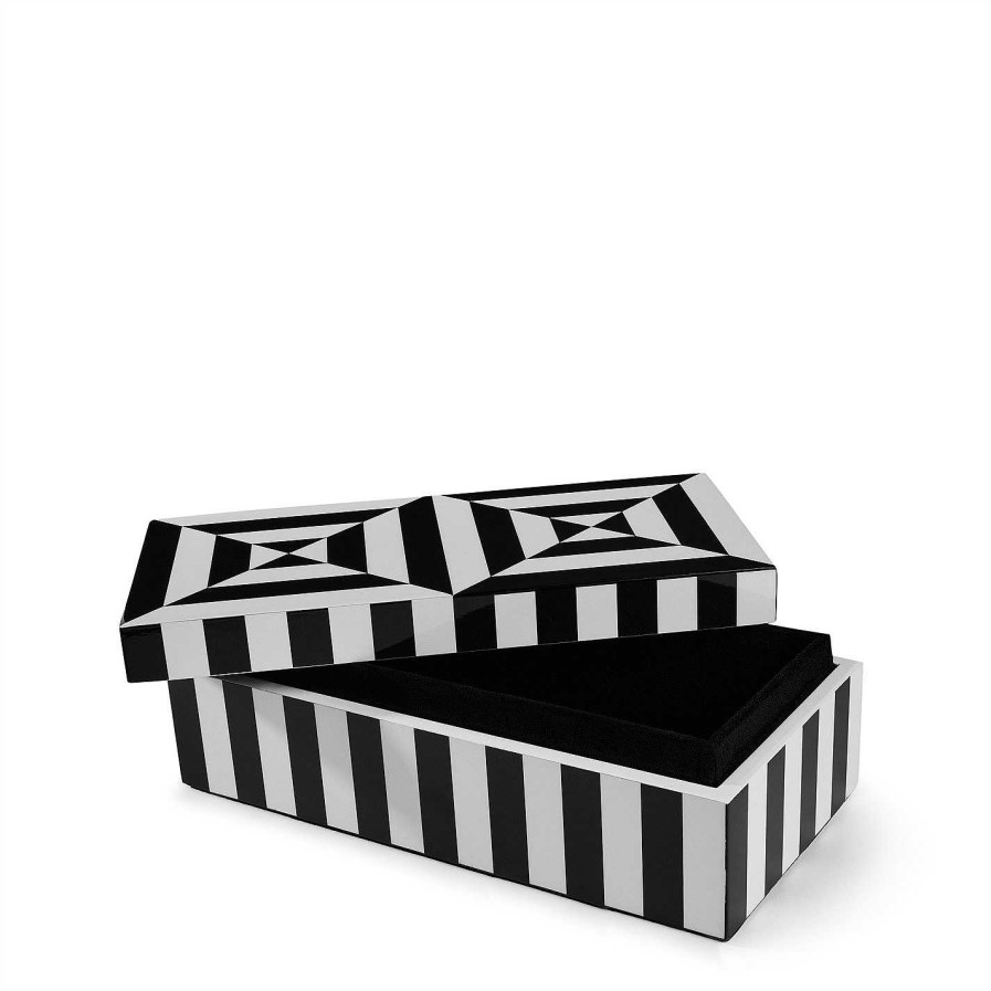 Jonathan Adler Trinket Boxes | Op Art Box - Small