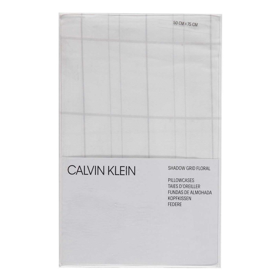 Calvin Klein Pillowcases | Shadow Grid Pillowcase