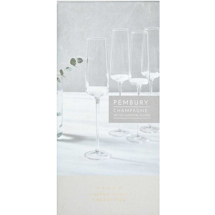 Hotel Collection Champagne Flutes & Saucers | Pembury Champagne Flute