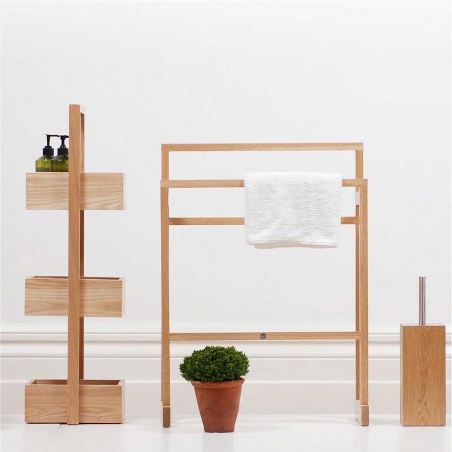 Wireworks Towel Rails & Racks | Towel Rail - Oak