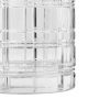 Ralph Lauren Home Wedding | Hudson Plaid Crystal Glass Vase - Clear