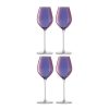 LSA Champagne Flutes & Saucers | Aurora Champagne Tulip Glass - Set Of 4