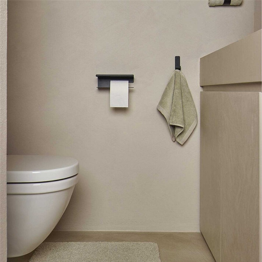 Aquanova Toilet Roll Holders | Cyra Toilet Paper Holder With Shelf