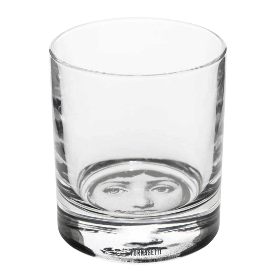 Fornasetti Cocktail Glasses | Tema E Variazioni Drinking Glass - Set Of 2 Black & White