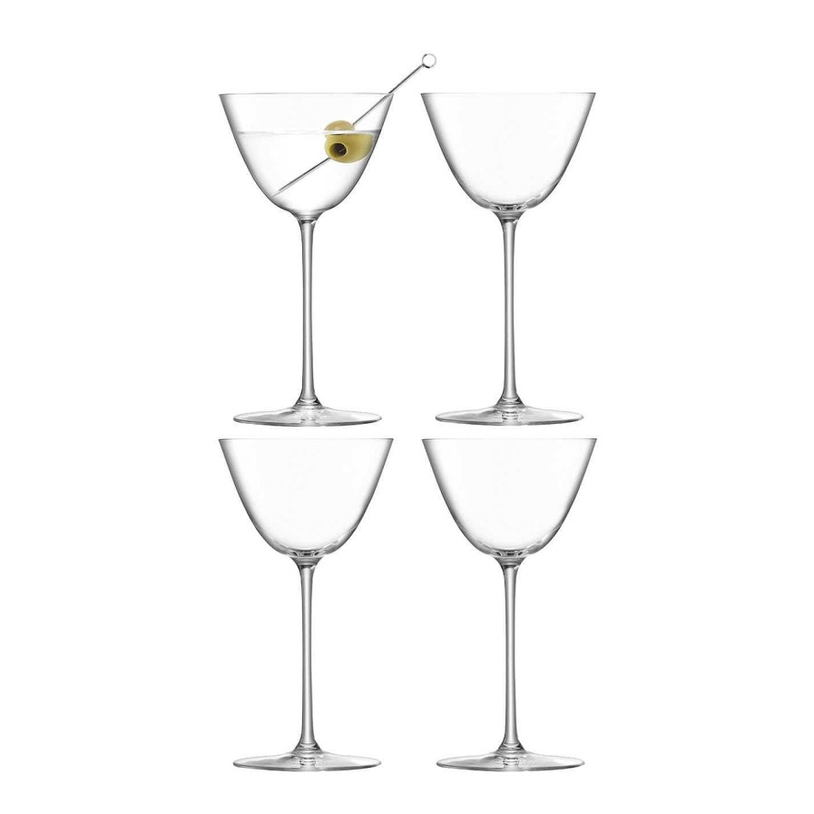 LSA Cocktail Glasses | Borough Martini Glass - Set Of 4