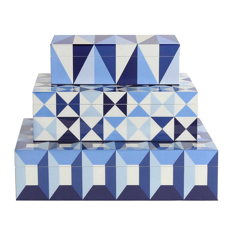 Jonathan Adler Trinket Boxes | Sorrento Trinket Box - Blue