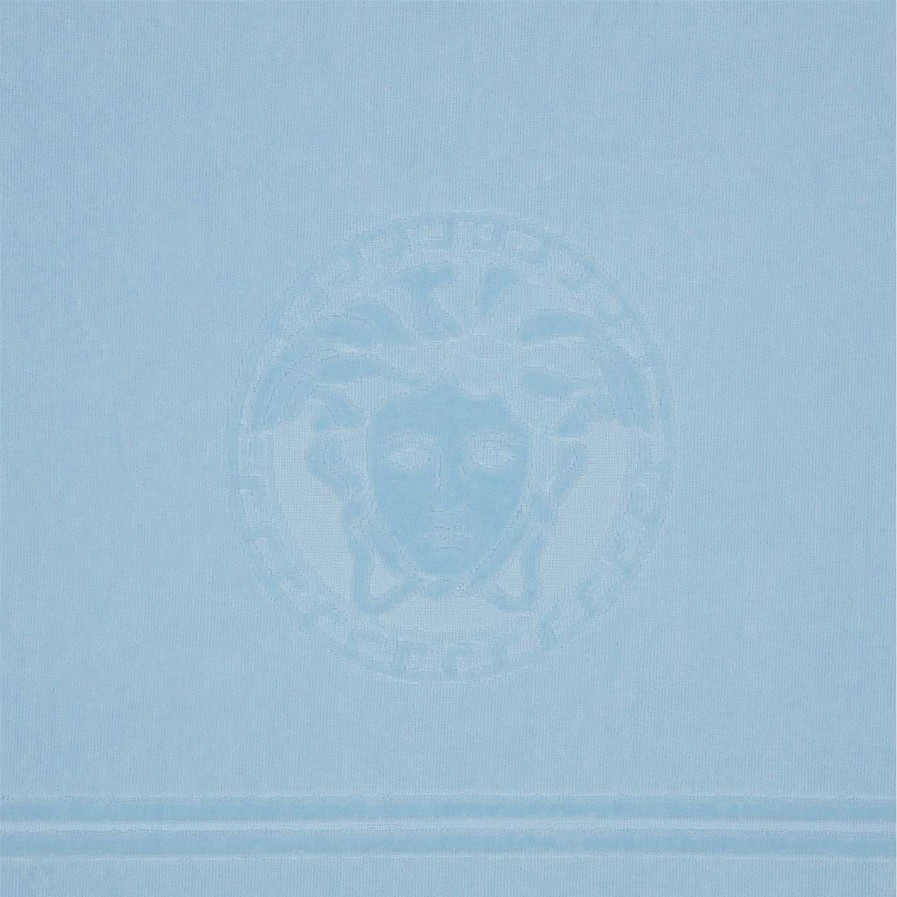 Versace Home Bath Towels | Medusa Towel - Blue