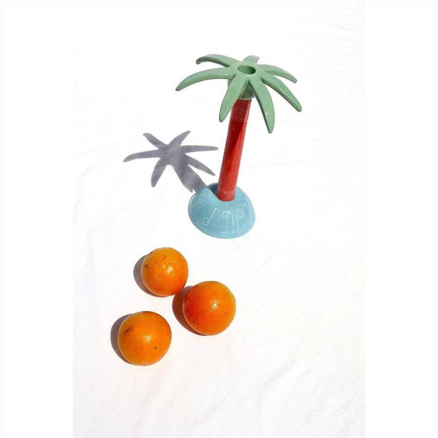 Laetitia Rouget Candlesticks | Coconut Palm Tree Candlestick Holder