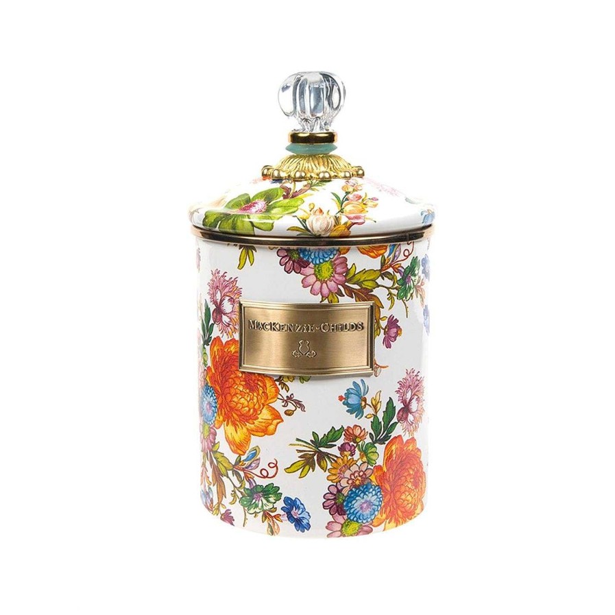 MacKenzie-Childs Jars & Canisters | Flower Market Enamel Canister