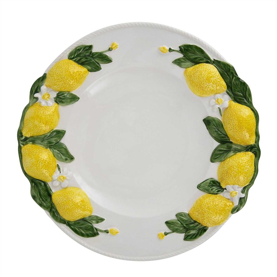 Les Ottomans Plates | Lemon Plate - Dinner Plate