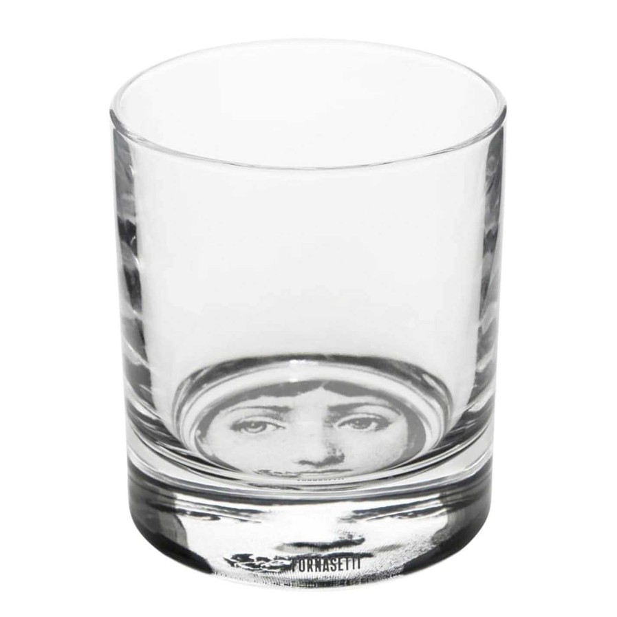 Fornasetti Cocktail Glasses | Tema E Variazioni Drinking Glass - Set Of 2 Black & White