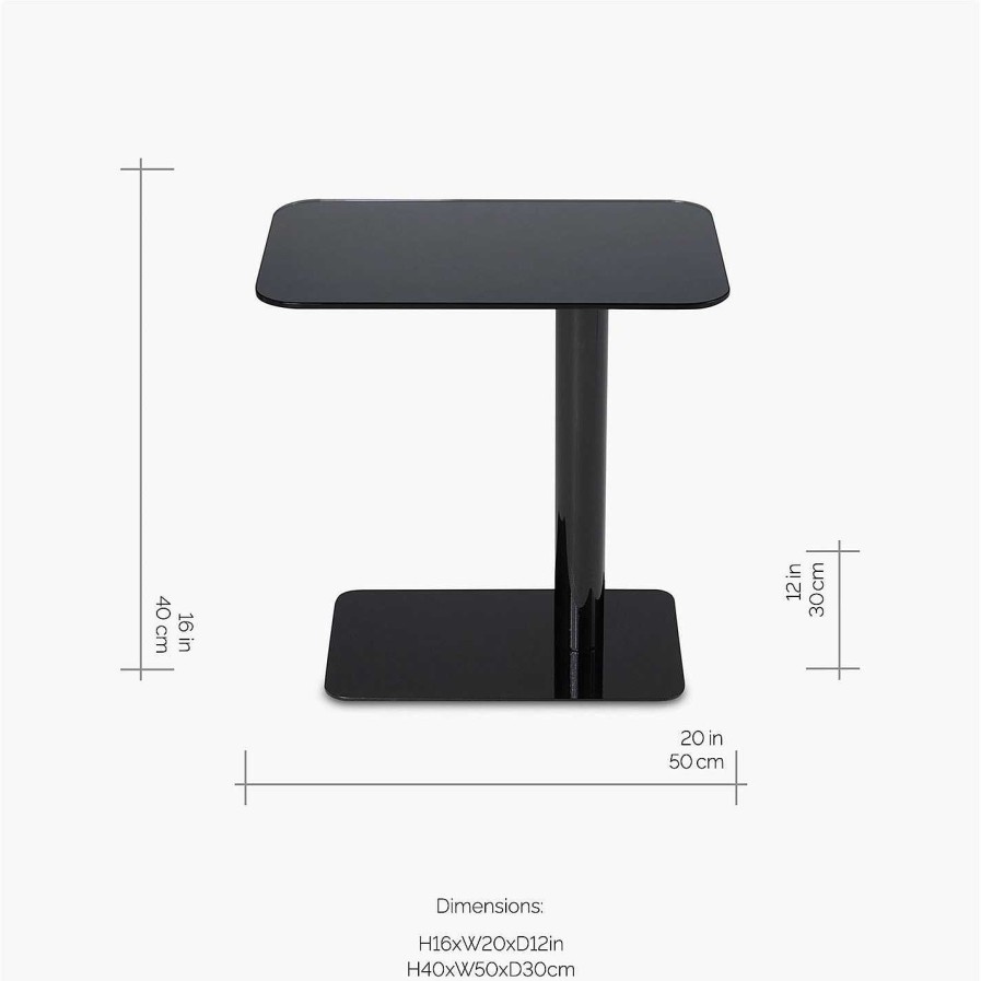 Tom Dixon Side Tables | Flash Rectangle Table