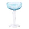 Pols Potten Champagne Flutes & Saucers | Peony Multicolour Coupe Glasses