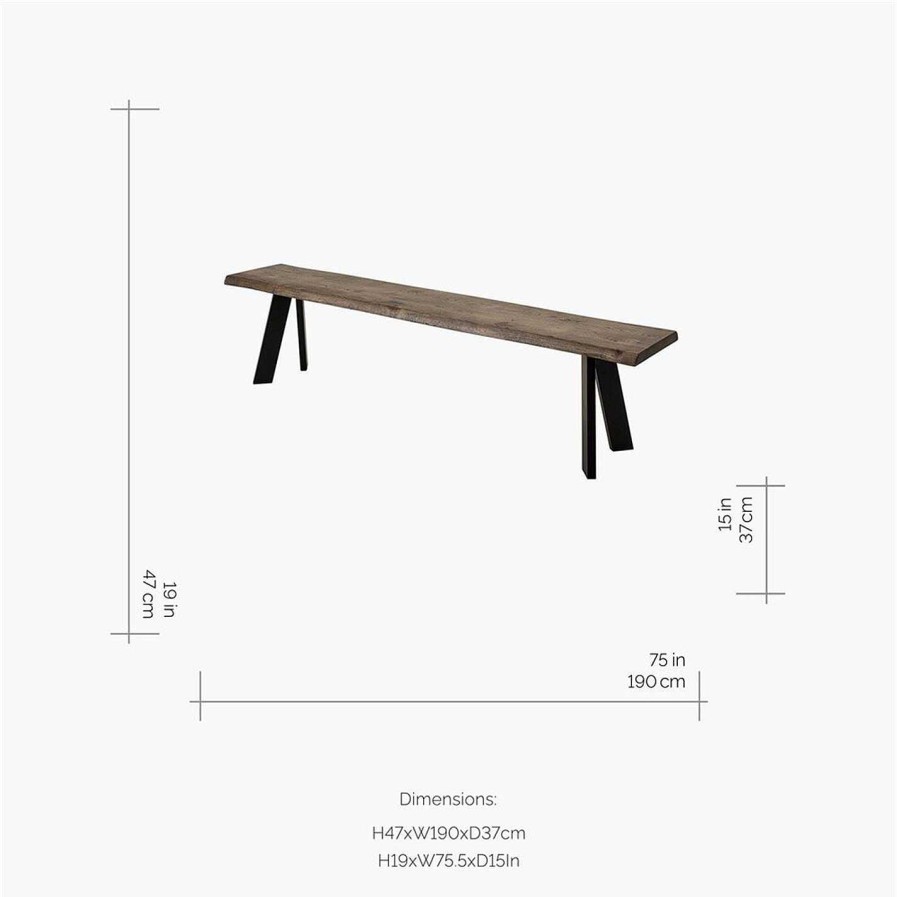 Bloomingville Benches | Raw Bench