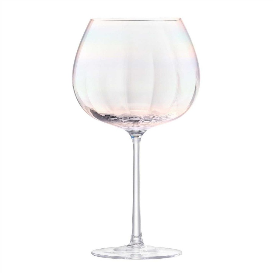 LSA Wine Glasses | Pearl Blown Glass Balloon Goblet