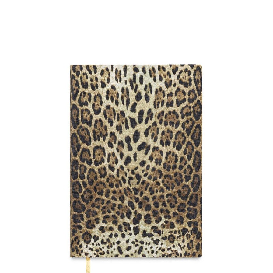 Dolce and Gabbana Casa Home Office Accessories | Leopard Notebook - Medium