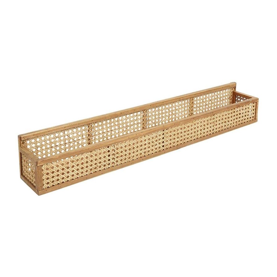 Nordal Bookcases & Shelving | Shelfi Rattan Shelf - Natural