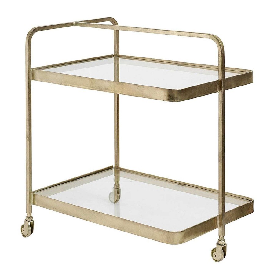 Nordal Bar Carts & Trolleys | Rectangle Trolley