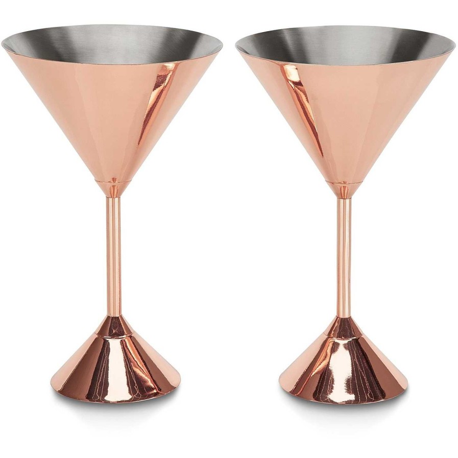 Tom Dixon Cocktail Glasses | Plum Copper Martini Glass