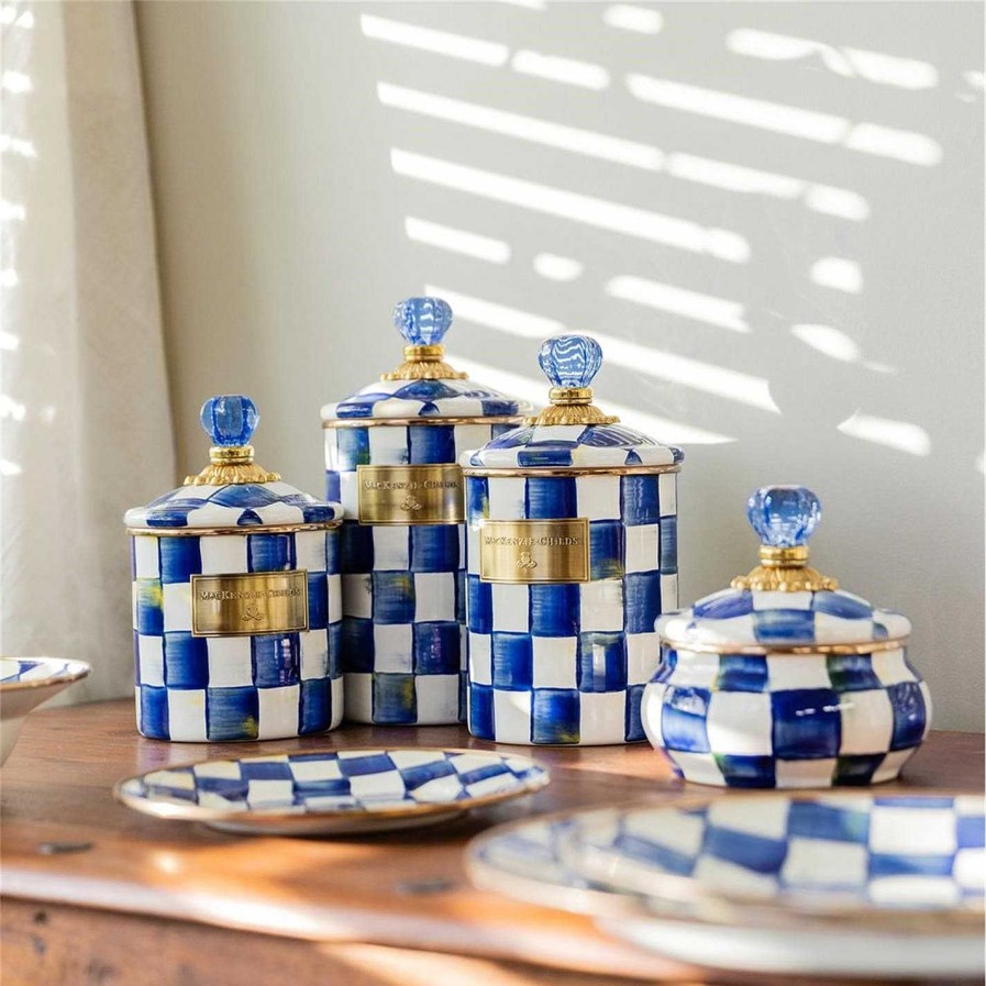 MacKenzie-Childs Jars & Canisters | Royal Check Canister