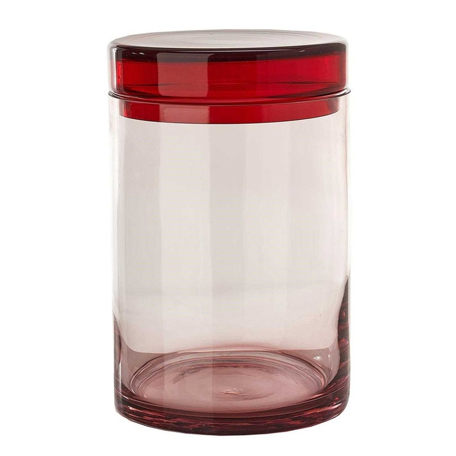 Pols Potten Jars & Canisters | Multicoloured Storage Jar With Lid - Set Of 3