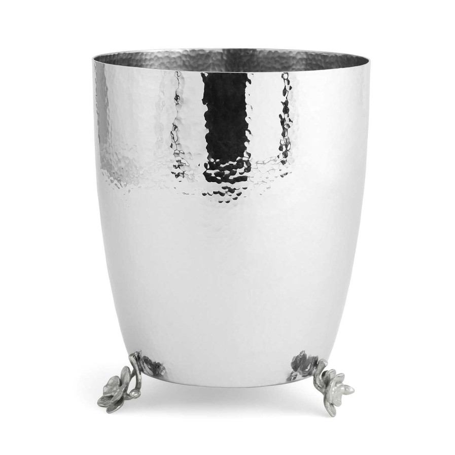 Michael Aram Storage | White Orchid Waste Basket