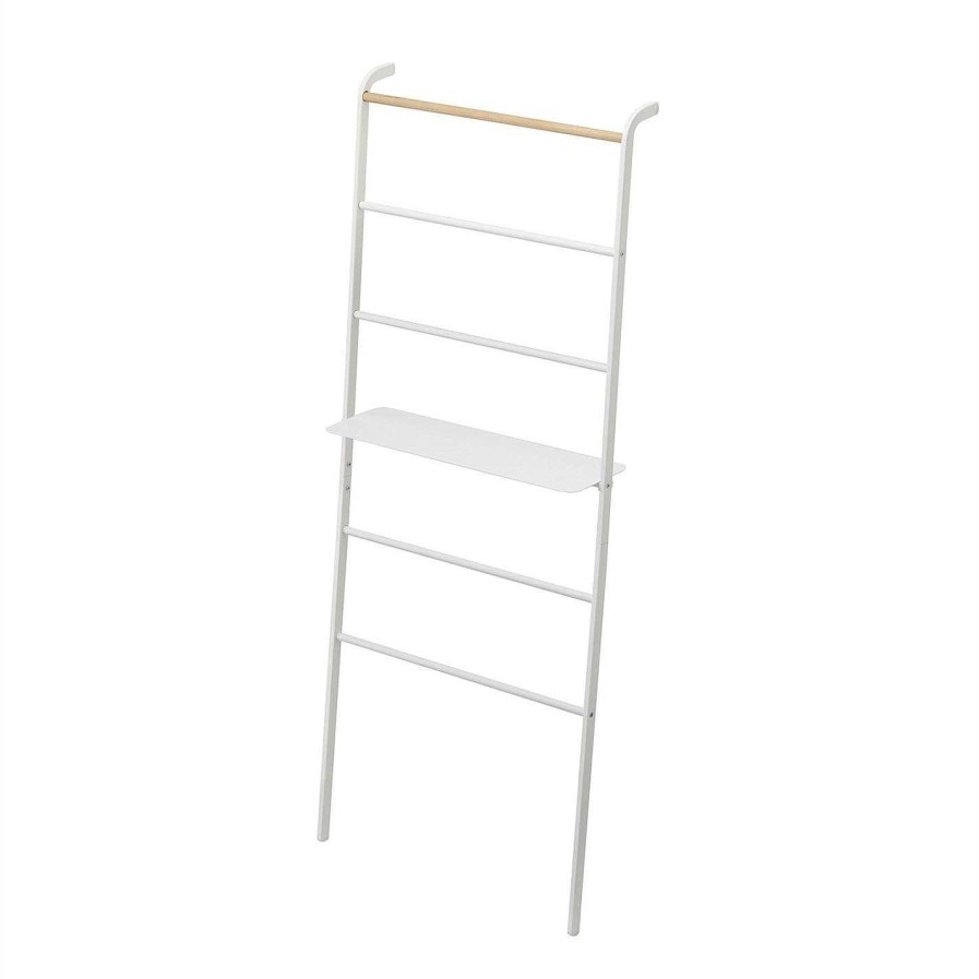 Yamazaki Bookcases & Shelving | Tower Ladder With Rack - Wide