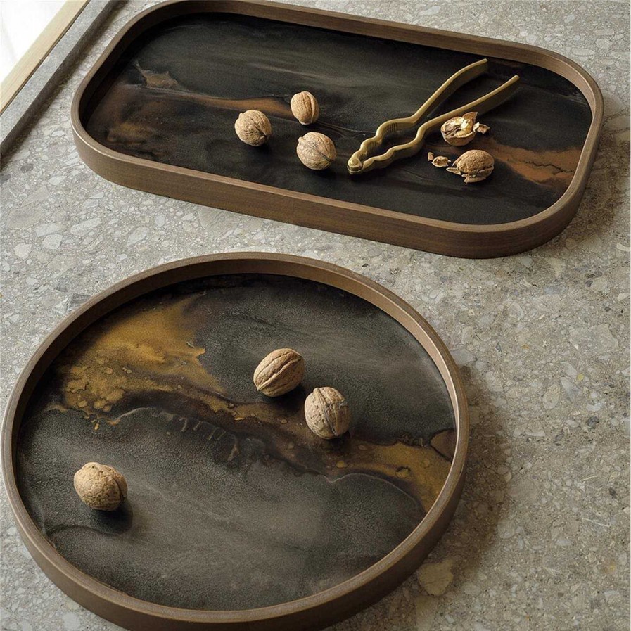 Ethnicraft Trays | Organic Valet Tray - Bronze