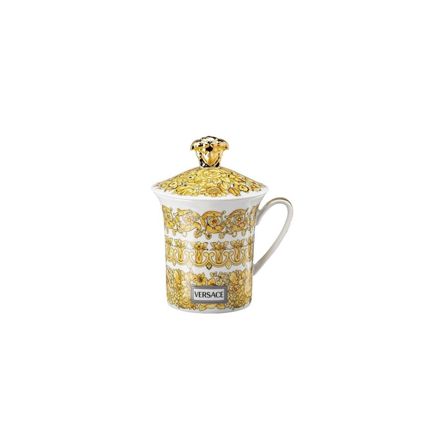 Versace Home Tea & Coffee | Versace 30Th Anniversary Mug With Lid