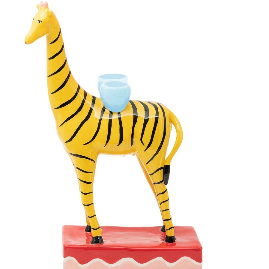 Laetitia Rouget Candlesticks | Giraffe Striped Candlestick Holder