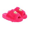 Versace Home Wellbeing Gifts | Logomania Slippers - Fuchsia