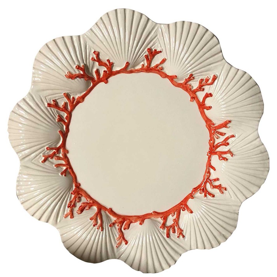 Les Ottomans Plates | Saint Jacques Ceramic Hand-Painted Plate - Dinner Plate