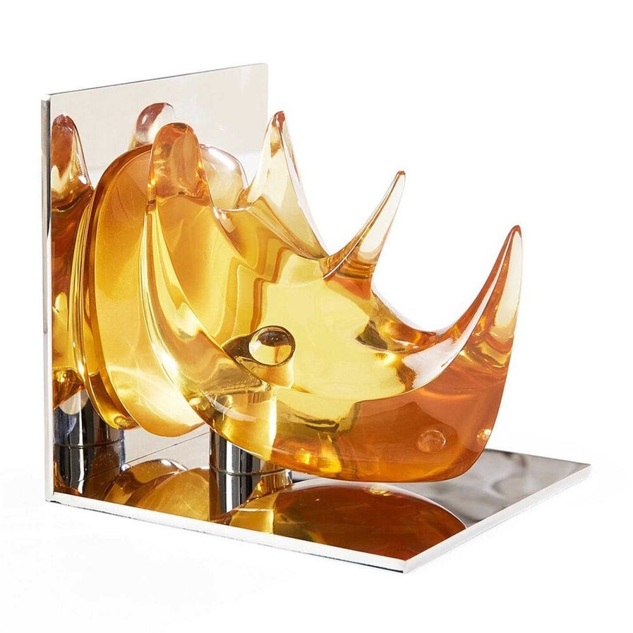 Jonathan Adler Bookends | Rhino Bookend Set