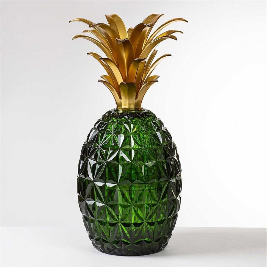 Mario Luca Giusti Ice Buckets & Coolers | Melissa Gold Leaf Pineapple