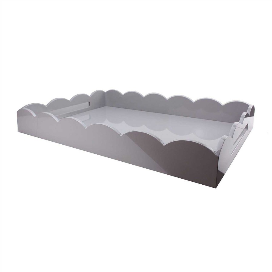 Addison Ross Trays | Lacquered Scalloped Tray