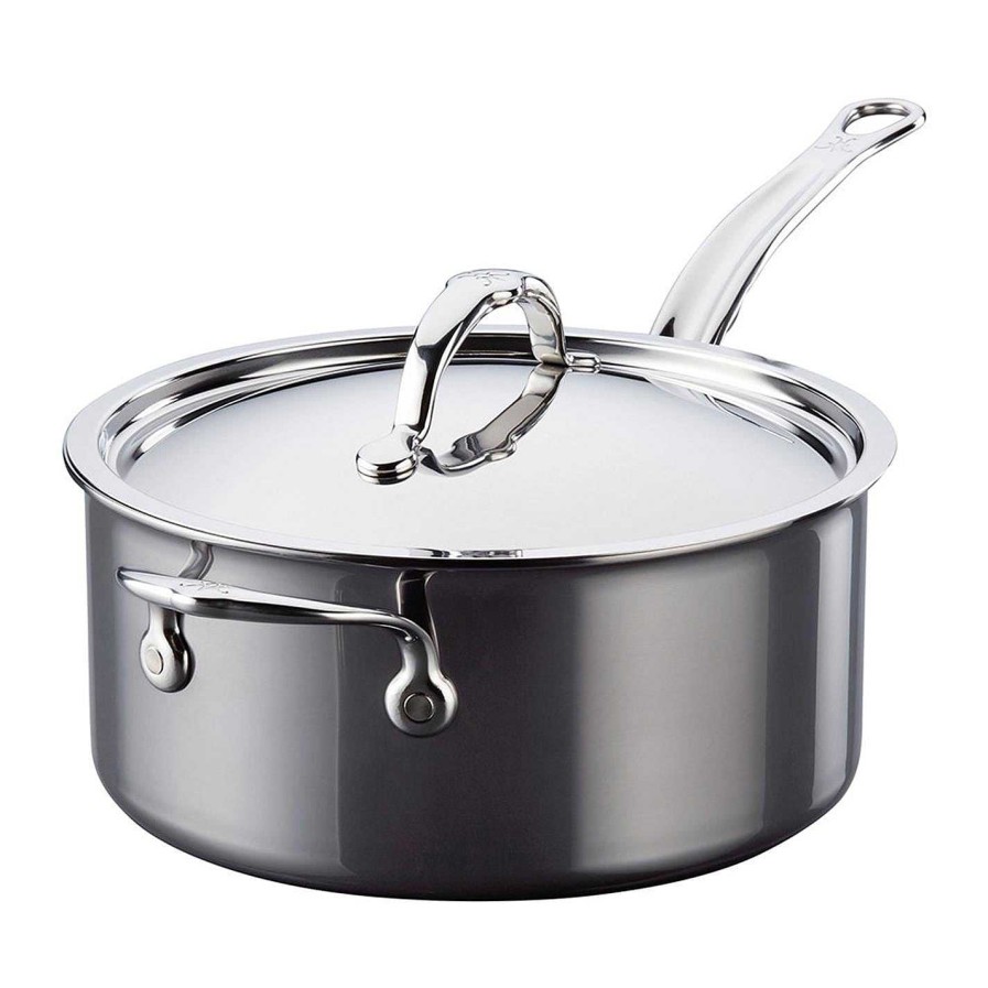 Hestan Pots & Pans | Nanobond Saucepan And Lid With Handles - 22Cm