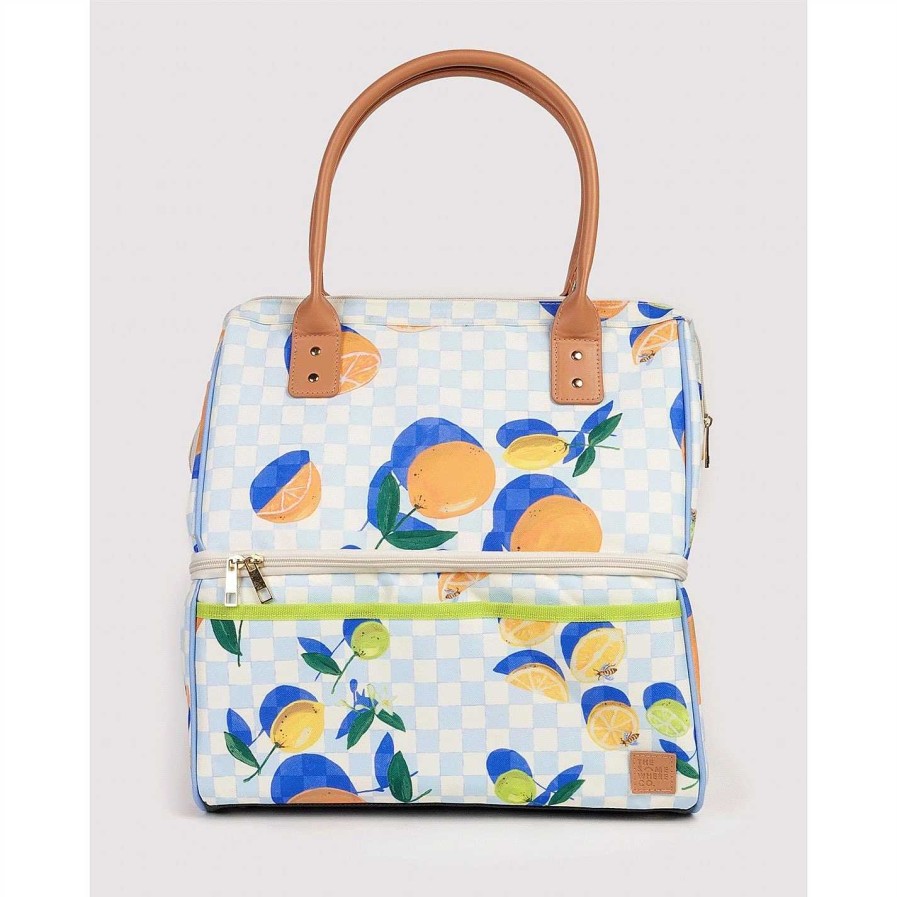 The Somewhere Co Picnicware & Hampers | Sorrento Citrus Cooler Bag