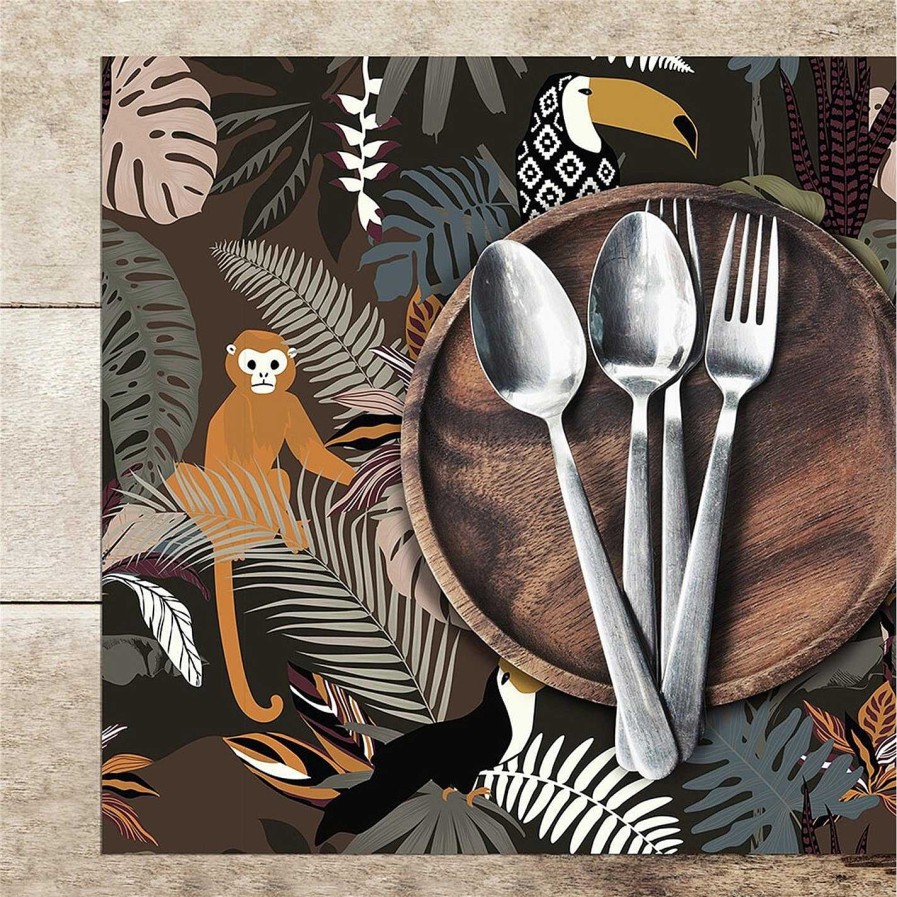 PODEVACHE Placemats | Jungle Monkey Placemat