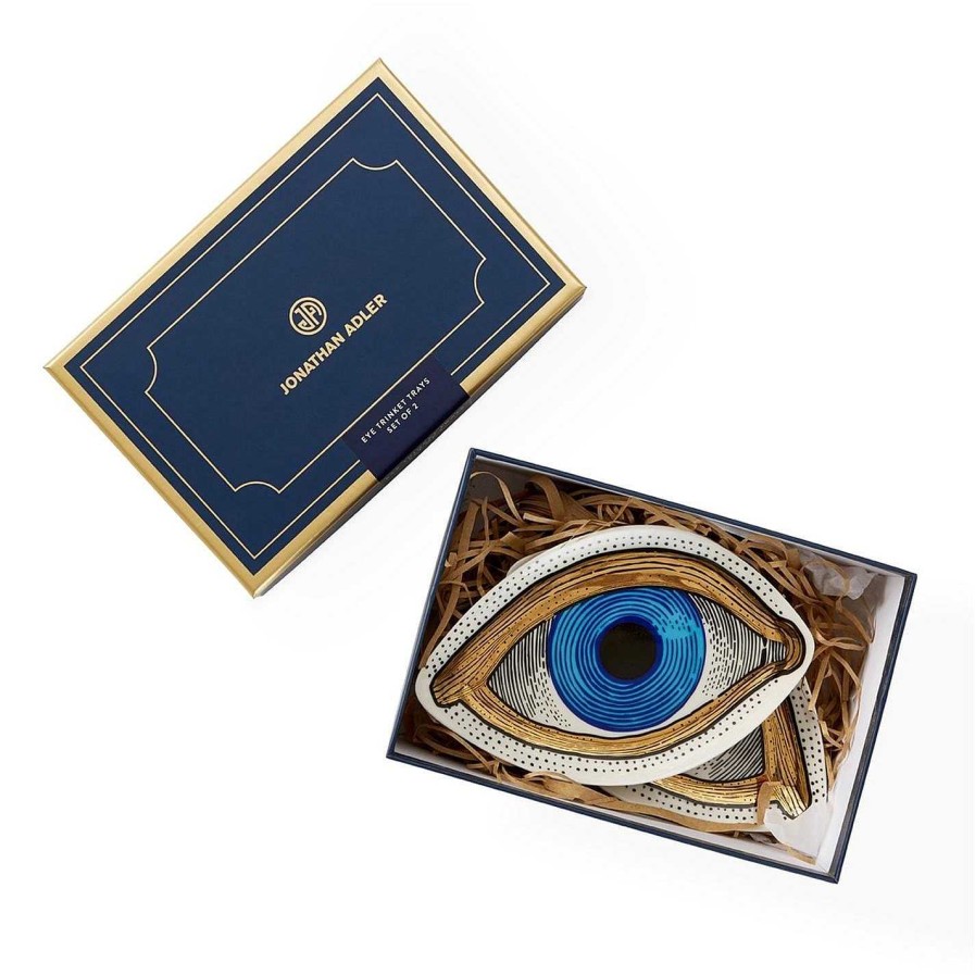 Jonathan Adler Trinket Trays | Eyes Trinket Tray - Set Of 2