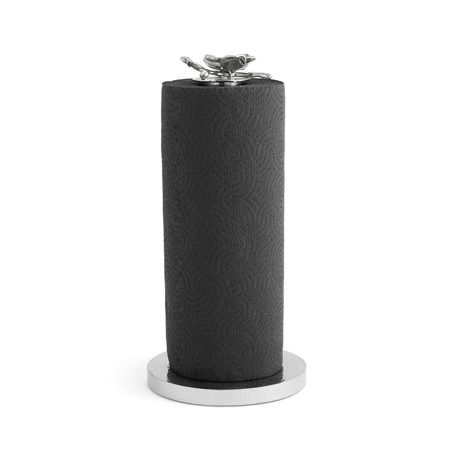 Michael Aram Kitchen Storage | White Orchid Paper Towel Holder