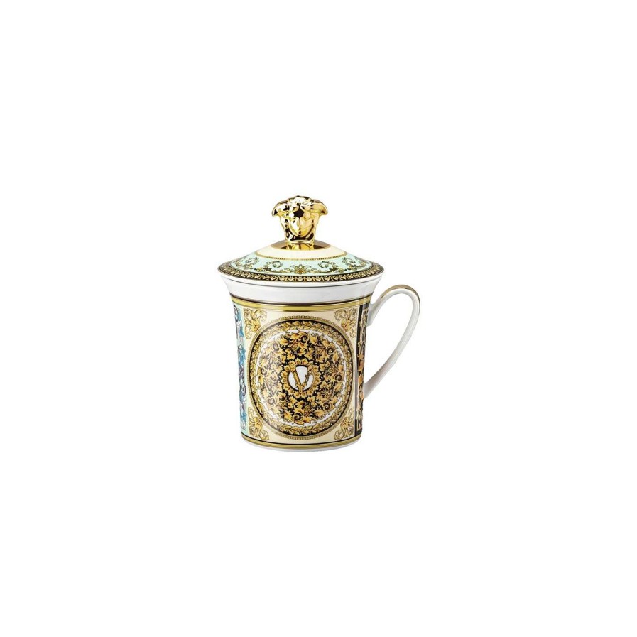 Versace Home Tea & Coffee | Versace 30Th Anniversary Mug With Lid