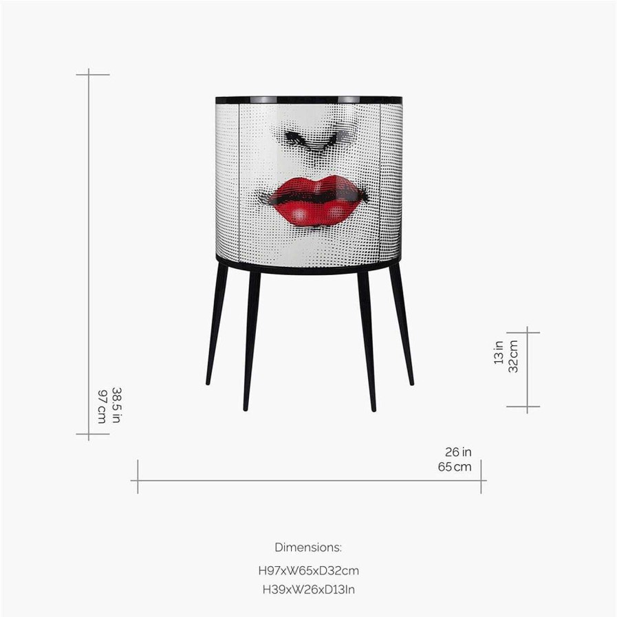 Fornasetti Console Tables | Bocca Console Table